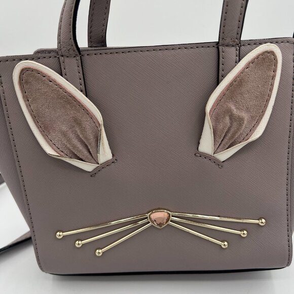 Kate Spade New York Bunny Crossbody Satchel – Gray - Picture 4 of 10
